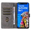 Для TECNO Spark Go 2025/Spark Go 1/Pop 9 4G Чехол-кошелек с блокировкой RFID из ПУ кожи с подставкой для просмотра