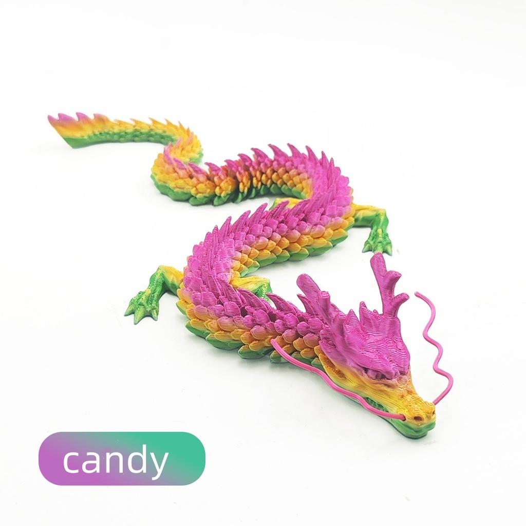 Креативное украшение для дома 3D печать божественный дракон гибкая модель украшения ручная работа модель украшения популярный подарок