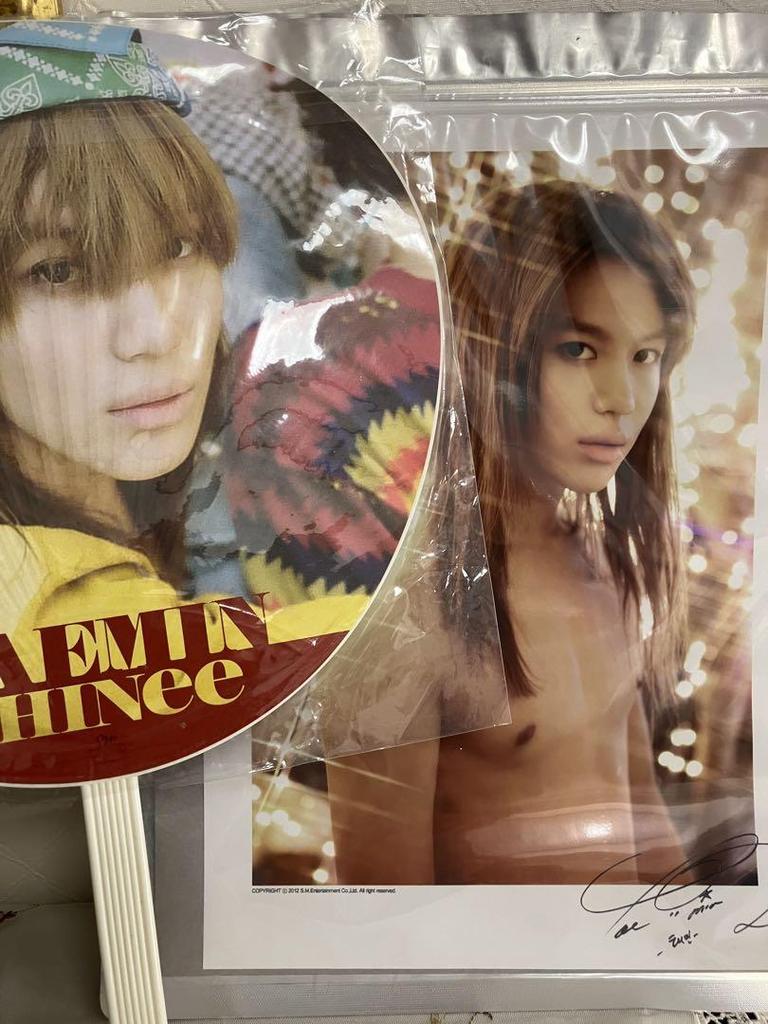 [USED] SHINee Taemin Large Photo Fan Rare