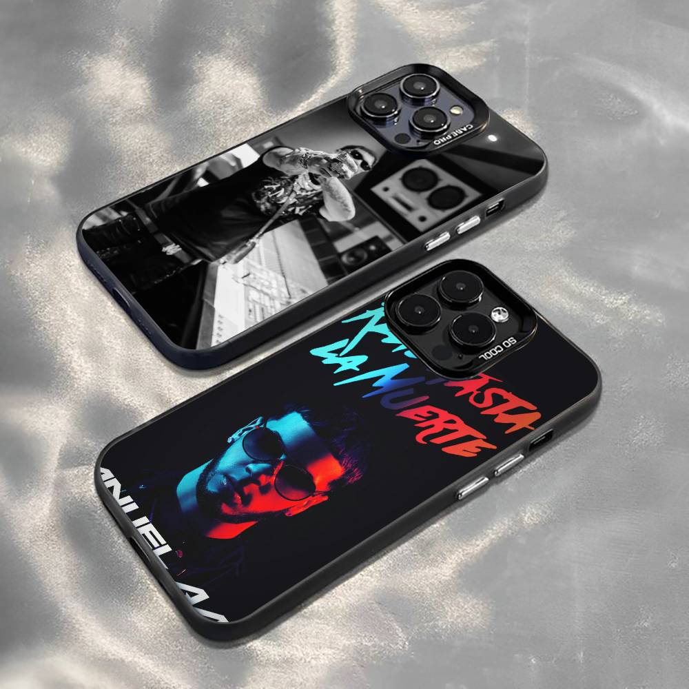 Чехол для телефона Rapper A-Anuel AA R-Real для iPhone 17,16,15,14,13,12,11 Plus,Pro Max,XS, Цветной Серебристый Чехол для телефона Funda Cover