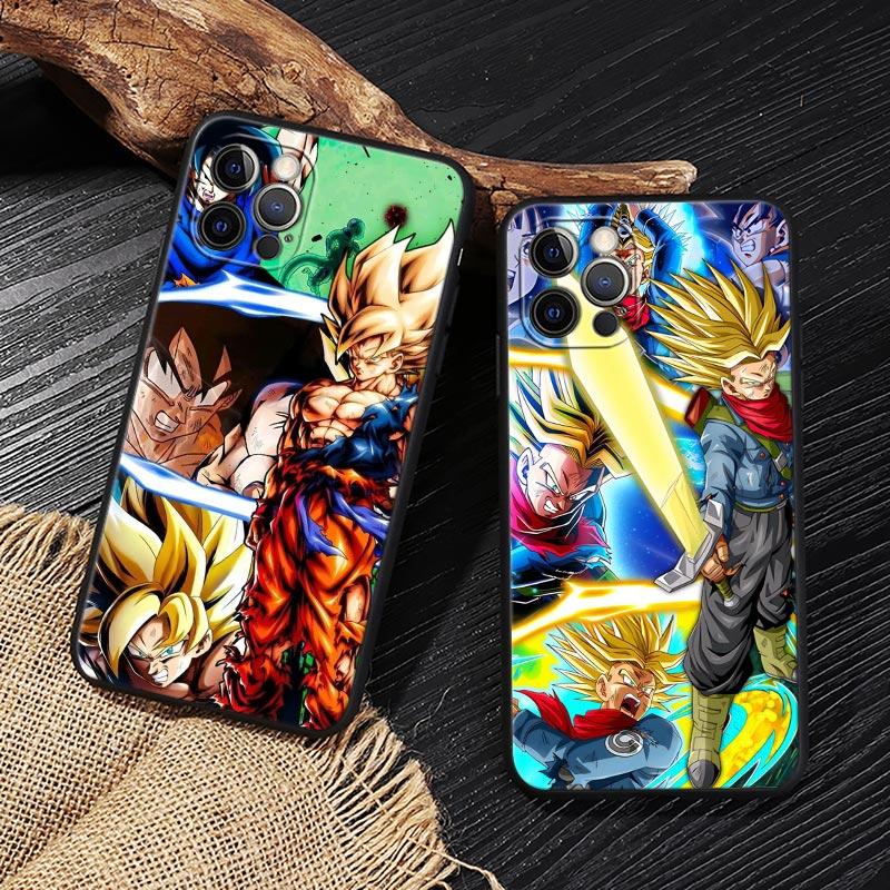 Cartoon Goku For iphone 17 Case Dragons Balls Cool For iPhone 16 15 11 12 13 Mini 17 Pro Max 16 Plus 17E 16E Air Case Soft Cover