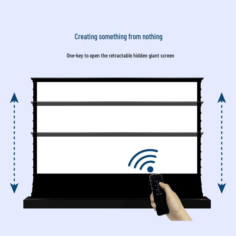 Vividstorm Electric Floor Rising Projector Screen