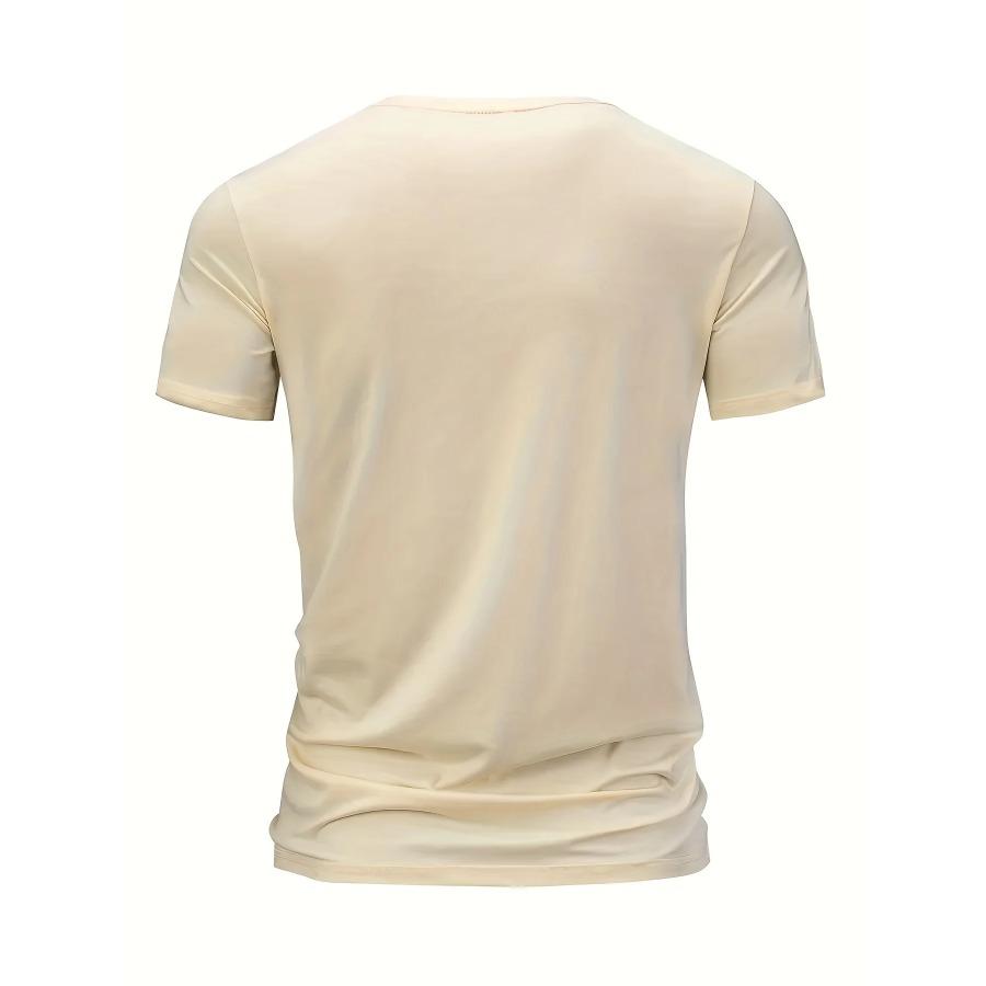 Мужская летняя повседневная футболка свободного размера из 100% хлопка с черным принтом, круглым вырезом и коротким рукавом