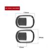 4Pcs For Dodge Challenger 2015- Carbon Fiber Interior Seat Back Cover Trim