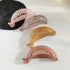 Fashion Hair Accessories Plastic Transparent Banana Clip Hair Clips Ponytail Holder Hair Claws