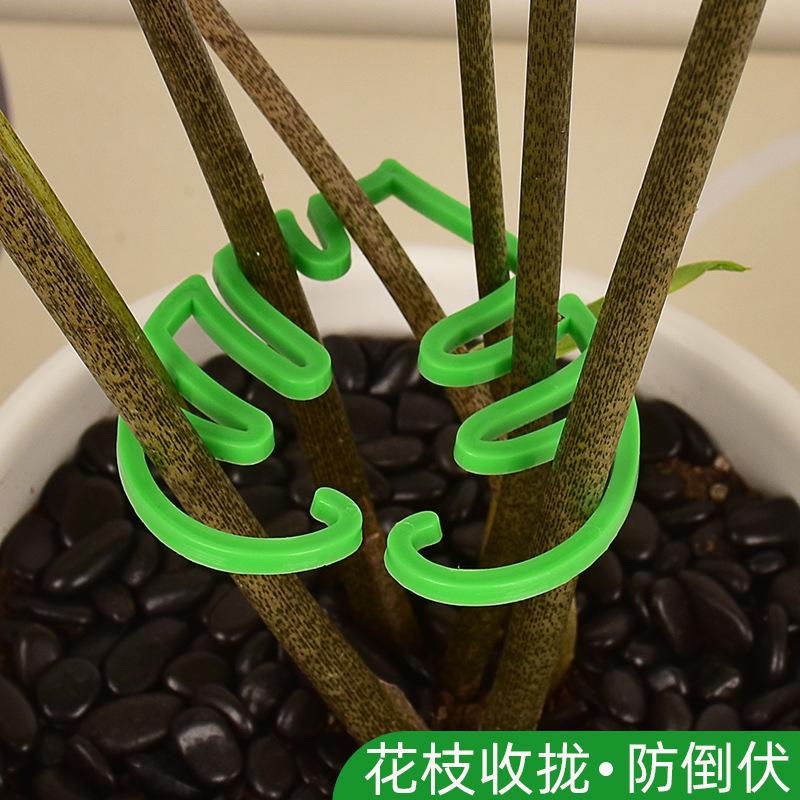 2PCS Plant Stem Folding Frame No Stake Trellis Plant Stem Support Branches Stem Organizer Garden Tools