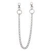16" Punk Belt Wallet Chain Waist Pants Chain Pocket Chain with Keyring Jewerly