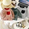 Baby Striped Tshirt Boys Girls New Casual Loose Tees New Design Long Sleeve Solid Color Tops