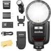 Авторизованная вспышка Godox для камеры Speedlight 76Ws TTL 500 секунд полной мощности Recycle 10 Level LED Modeling Lamp Pro [Godox Agent] V1Pro-S Sony, 2.4G