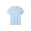 Solid Color Round Neck Pullover Sports Short Sleeve T-Shirt Women Tops Sky-Blue 162425102-1