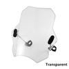 Universal Motorcycle Windscreen Adjustable Windscreen For Motorcycle with 22MM/28MM/25MM Handlebars