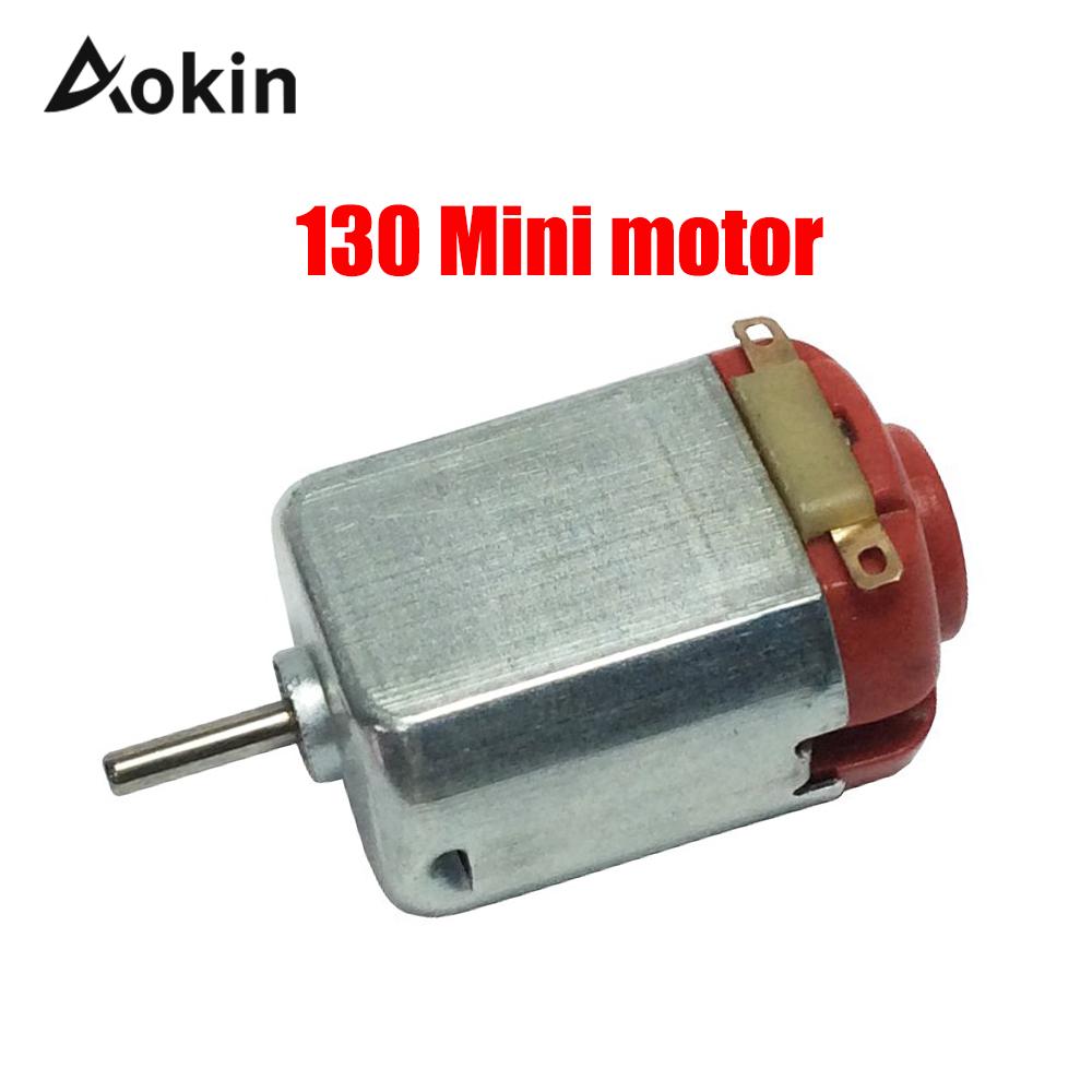 1 шт. 130 двигатель постоянного тока для DIY четырехколесный мини-двигатель научные эксперименты для модели корабля игрушки DIY