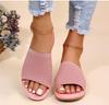 Fashion Sandals Women Elastic Force Summer Shoes Women Flat Sandals Casual Indoor Outdoor Slipper Summer Sandals For Beach Zapatos Mujer