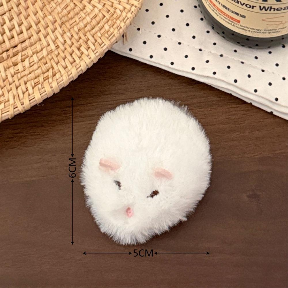 Cute Hamster Hair Clip Plush Material Animal Hairpin Kawaii Hair Barrettes For Girls