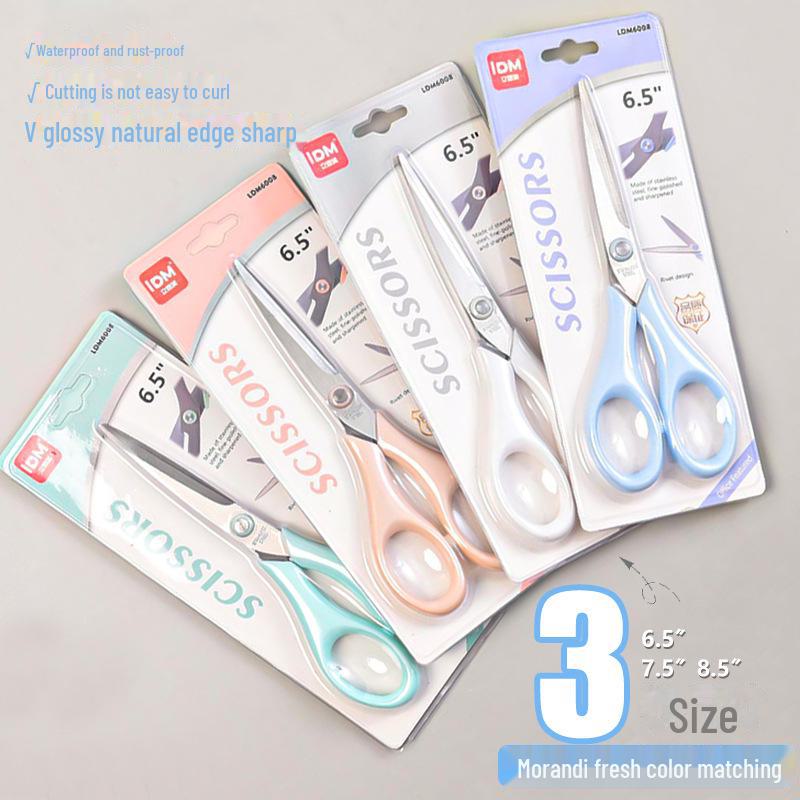 Colorful Scissor Set - Large, Medium, and Small Sizes for Office, School, and Home Use