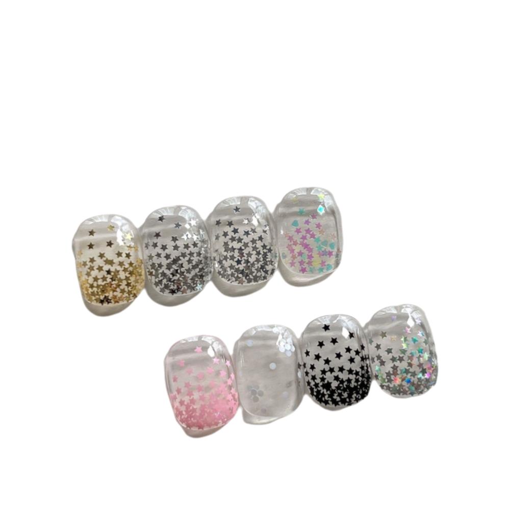 12Grids/Box Five-pointed Star Nail Art Sequins Accessories Manicure Tool