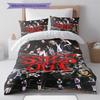 NMIXX poster Pattern Bedding Set Quilt Cover Pillowcase Home Decor Gift (1 * duvet cover + 2 * pillowcase, without core)