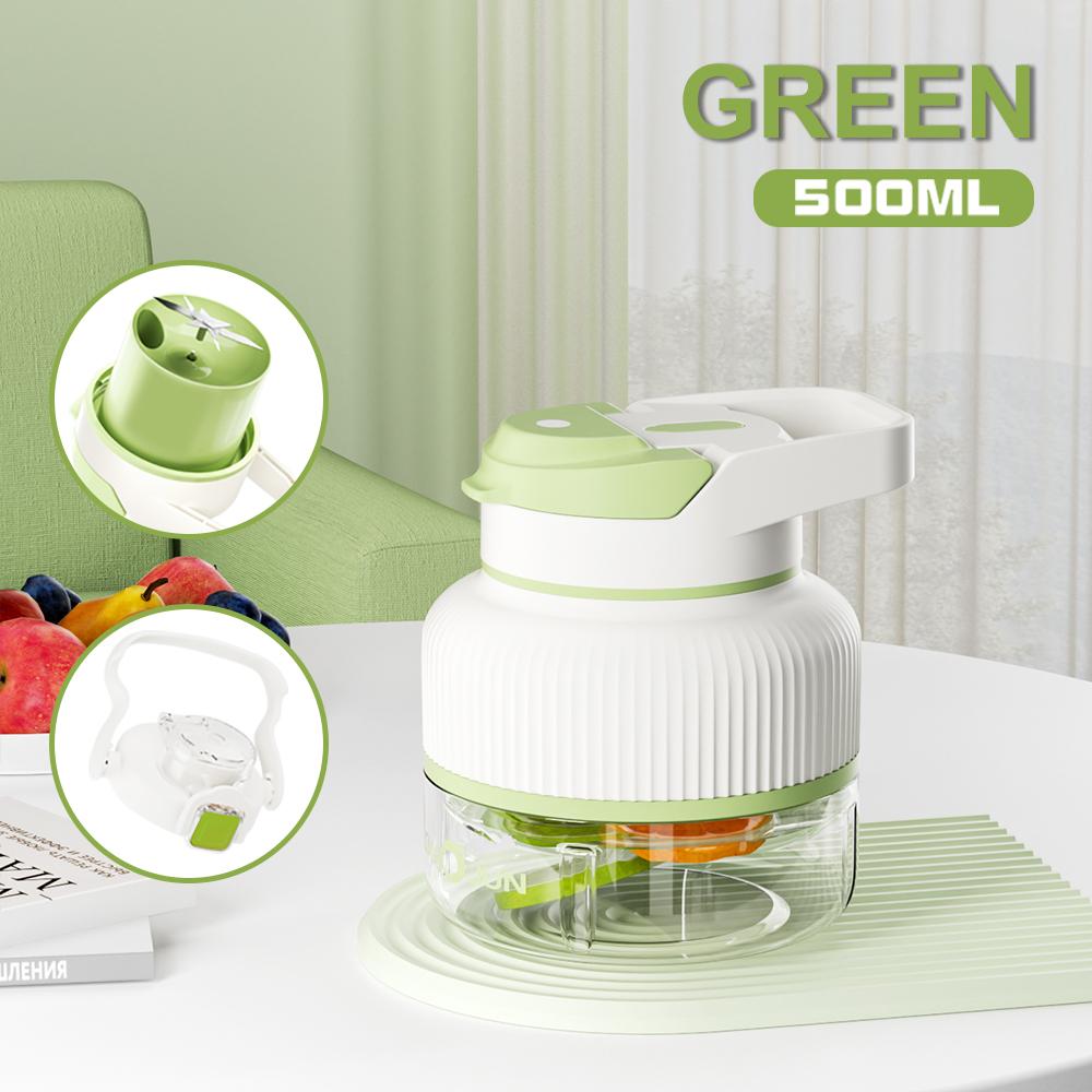 Portable Smoothie Blender Electric Fruit Juicer USB Rechargeable Fresh Juice Blender Large Capacity Smoothie Milkshake Blender