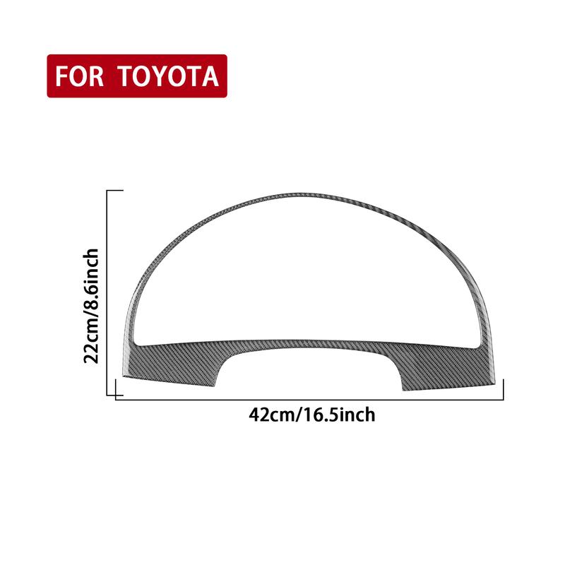 For Toyota Camry 2007-2011 Real Carbon Fiber Stickers trument speedometer panel Cover Car Accessories Interior decorative