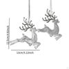 2 шт. Рождественская елка акриловая подвеска украшение подвесной лось для