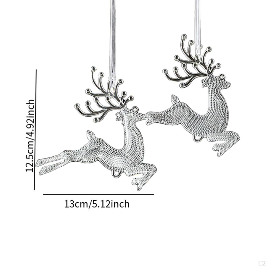 2 шт. Рождественская елка акриловая подвеска украшение подвесной лось для