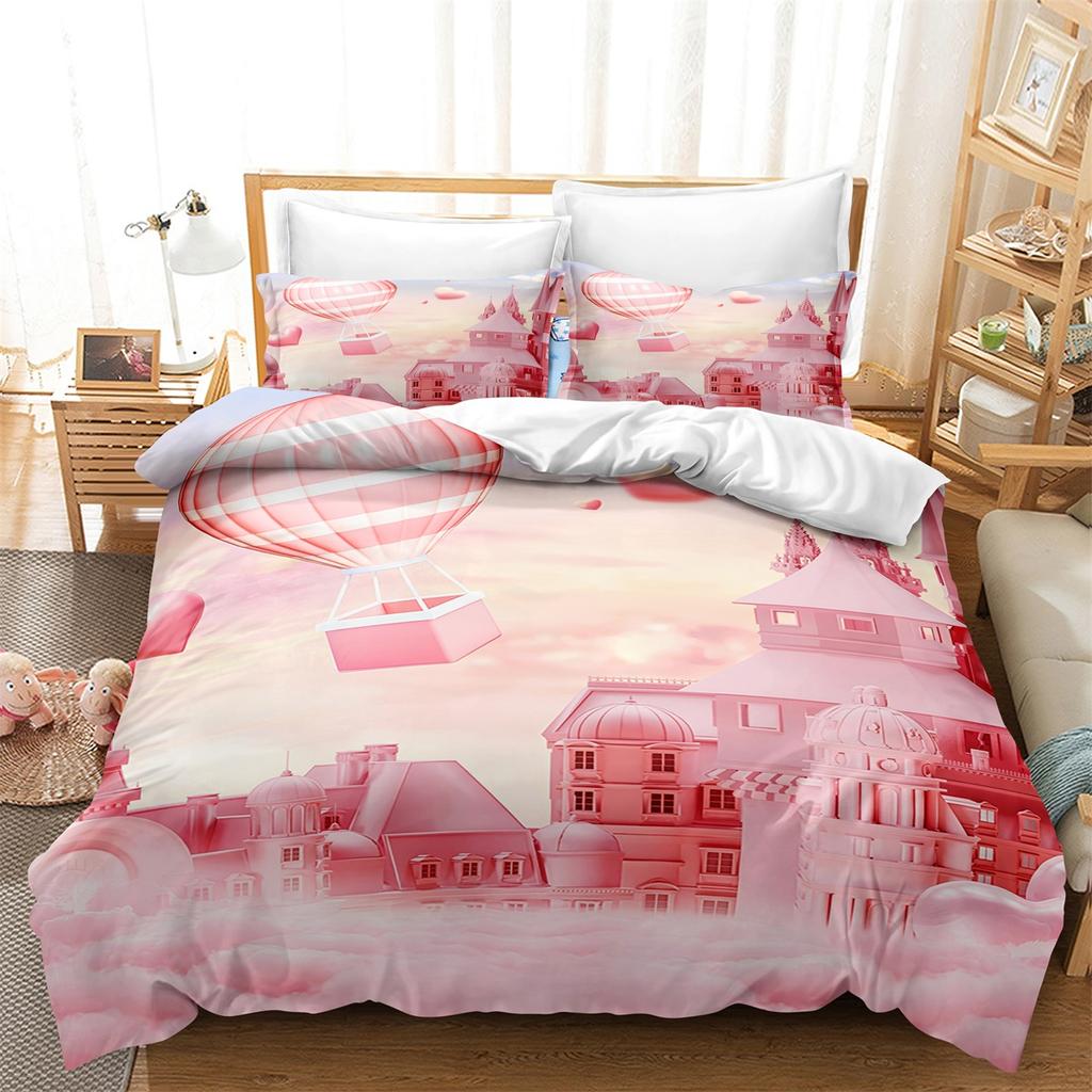 3D комплект постельного белья «Современная романтическая любовь» для молодоженов, одеяло и наволочка AU240 * 270, супер размер, комната для пары, мягкое украшение для дома