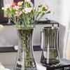Elegant Transparent Cylindrical Glass Vase