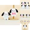 Adorable Plush Dog Keychain Soft Cute Stuffed Animal For Gifts And Decorations