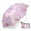 Sunscreen UV Protection Embroidery Sun Umbrella Women Embroidery Vinyl Parasol Weather Rain Upf50 +