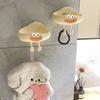 Cute Cloud Soap Box Wall Mounted Soap Dish Box Punch Free Multi-Purpose Towel Hook Hanger Drainage Storage Rack Bathroom Supply
