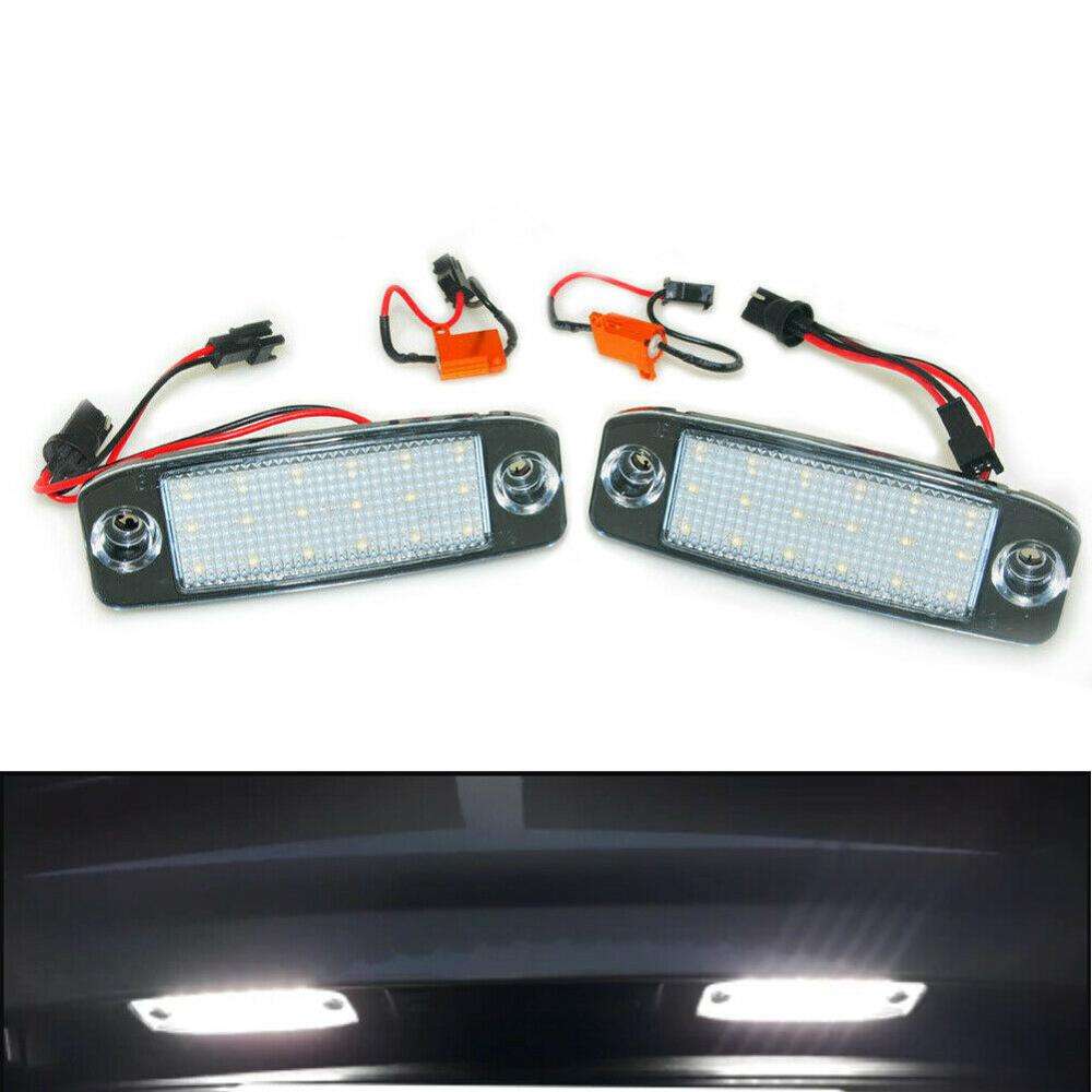 1/2Pcs For KIA Sorento R Sorento MX 2010-2015 LED Car License Plate Light Number Frame Lamp With Resistance Car Accessories