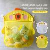 Baby Bath Toys Cute Cartoon Duck Mesh Net Toy Storage Bag Strong Suction Cups Bath Game Bag Bathroom Kids Water Toys