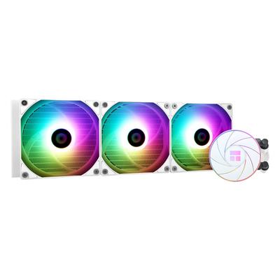 Thermalright AQUA ELITE 360 WHITE ARGB Liquid CPU 360 Cooling Row 120 мм PWM Fan x ARGB для кулера INTEL 1700, размер, 3, подшипник S-FDB, AMD/AM4/AM5,