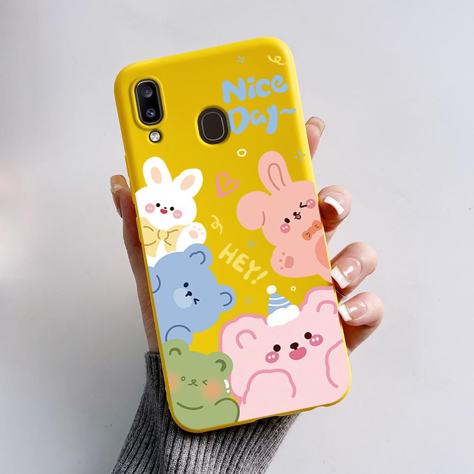 Чехол для Samsung Galaxy A20 A20e A20s Стильный Расписной Мягкий ТПУ Чехол для Телефона для Samsung A20 A 20 20s 20e A205 A202 A207 Обложка