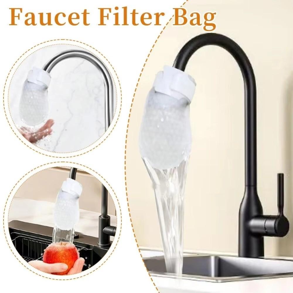 20/50Pcs Anti-splash Faucet Filter Cotton High-density Non-woven Tap Water Filter Bag Bathroom Use