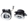 2Pcs Bumper Fog Lights Waterproof 4Inch LED High Brightness Fog Driving Lights Replacement for Jeep