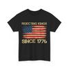 Rejecting Kings Since 1776 USA Flag Vintage Women Men T-Shirt