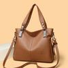 New Large-capacity Shoulder Bag Medium Mother Bag Fashion Temperament Soft Leather Commuter Handbag