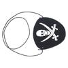 24pcs Pirate Eye Patch Skull Knife Pattern Tear Resistance Halloween Eye Patch with Adjustable