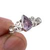 Natural Pink Amethyst Gemstone Handmade 925 Sterling Silver Ring Size 5.5 U7v63