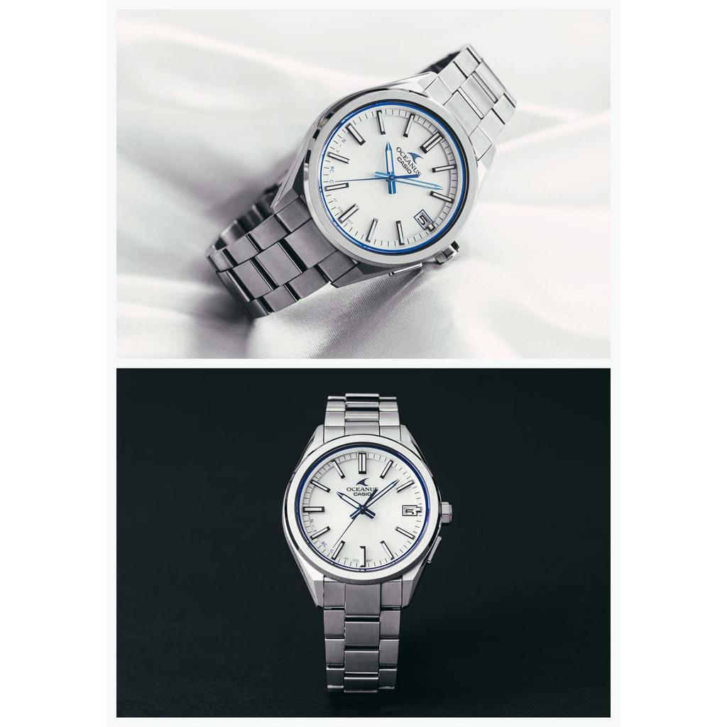 Casio Мужские Белые Часы OCEANUS Bluetooth Солнечные Радиоволновые Сапфировое Стекло Сделано в Японии OCW-T200S-7AJF