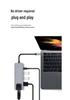 Многопортовый концентратор Type-C: USB-разветвитель с HDMI, Ethernet и док-станцией «восемь в одном».