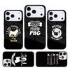 Funny Cartoon Pug phone case cover Compatible with for IPhone 17air 16e 15 14 13 12 11Pro Max 17 Air