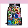 Super Mario Double Shoulder School Bag With Durable Material Playful Pattern