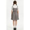 The Wizard Of Oz Style Cosplay Dress With Lightweight Fabric For Themed Party Wear