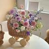 Shaped Flower Basket Bridal Accessories Fruit Candies Container Storage Box Handheld Wicker