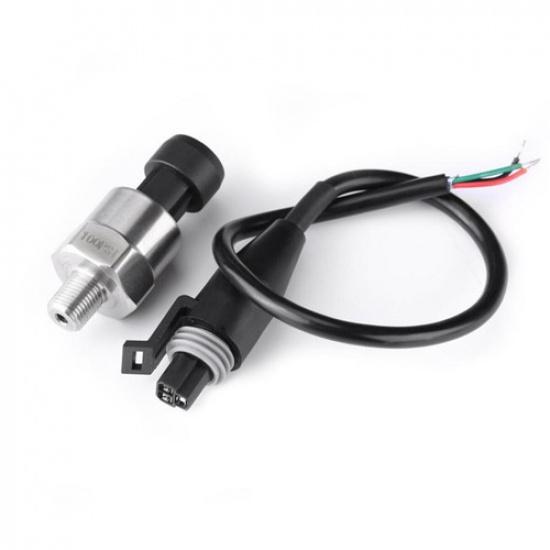 5 Volt Oil Fuel Pressure Sensor 100 PSI Electric Gauge Meter Sender For Oil Fuel