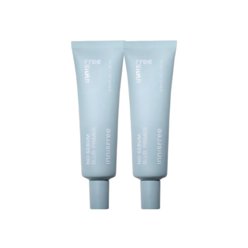 Innisfree No-Sebum Blur Primer 25ml-Oil Control Pore Blur Makeup Base for Smooth Matte Skin