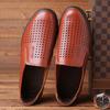 Модные мужские повседневные туфли Hollow Breathable Walking Shoes 2024 Summer Slip on Loafers Man Comfortable Platform Sandals Zapatos Hombre