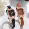 Women PU Leather Watch Ladies Quartz Wristwatches Female Gift Clock